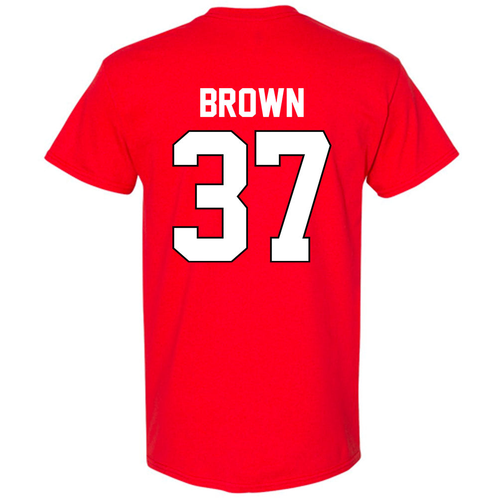 Georgia - NCAA Baseball : Zachary Brown - Sports Shersey T-Shirt-1