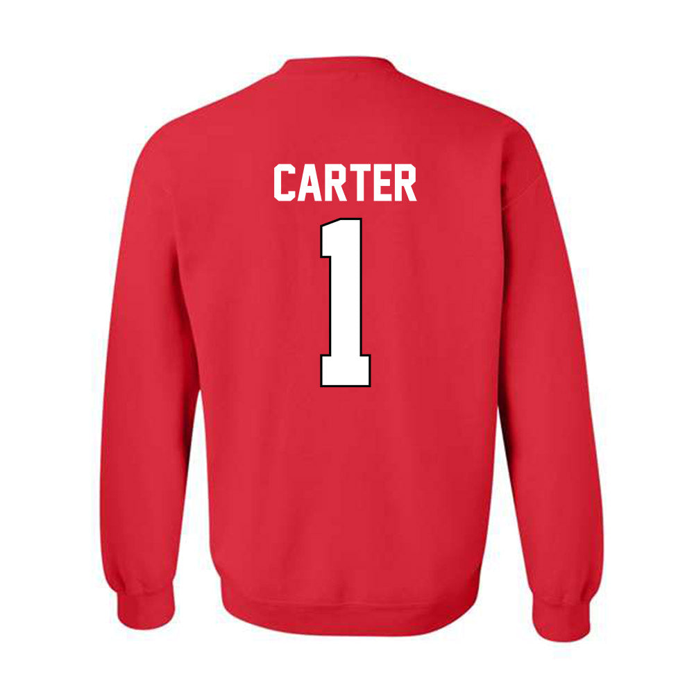 Georgia - NCAA Baseball : Dillon Carter - Sports Shersey Crewneck Sweatshirt-1