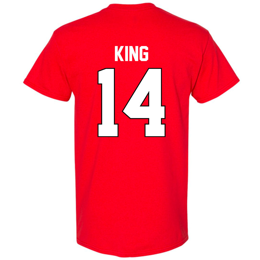 Georgia - NCAA Baseball : Trey King - Sports Shersey T-Shirt-1