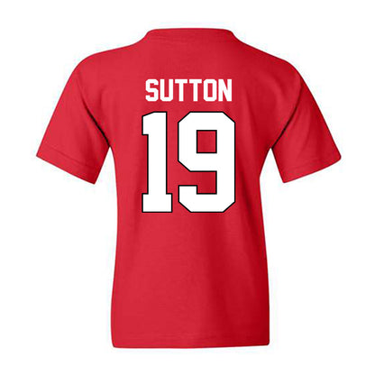 Georgia - NCAA Baseball : Ethan Sutton - Sports Shersey Youth T-Shirt-1