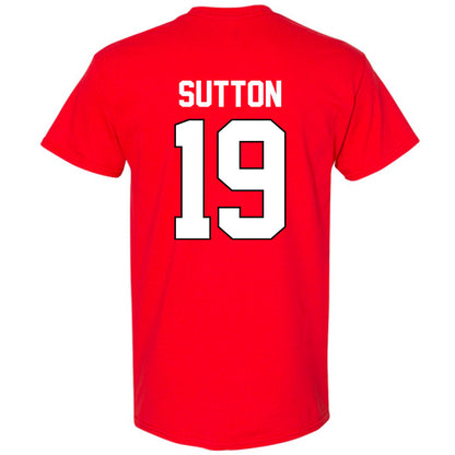 Georgia - NCAA Baseball : Ethan Sutton - Sports Shersey T-Shirt-1