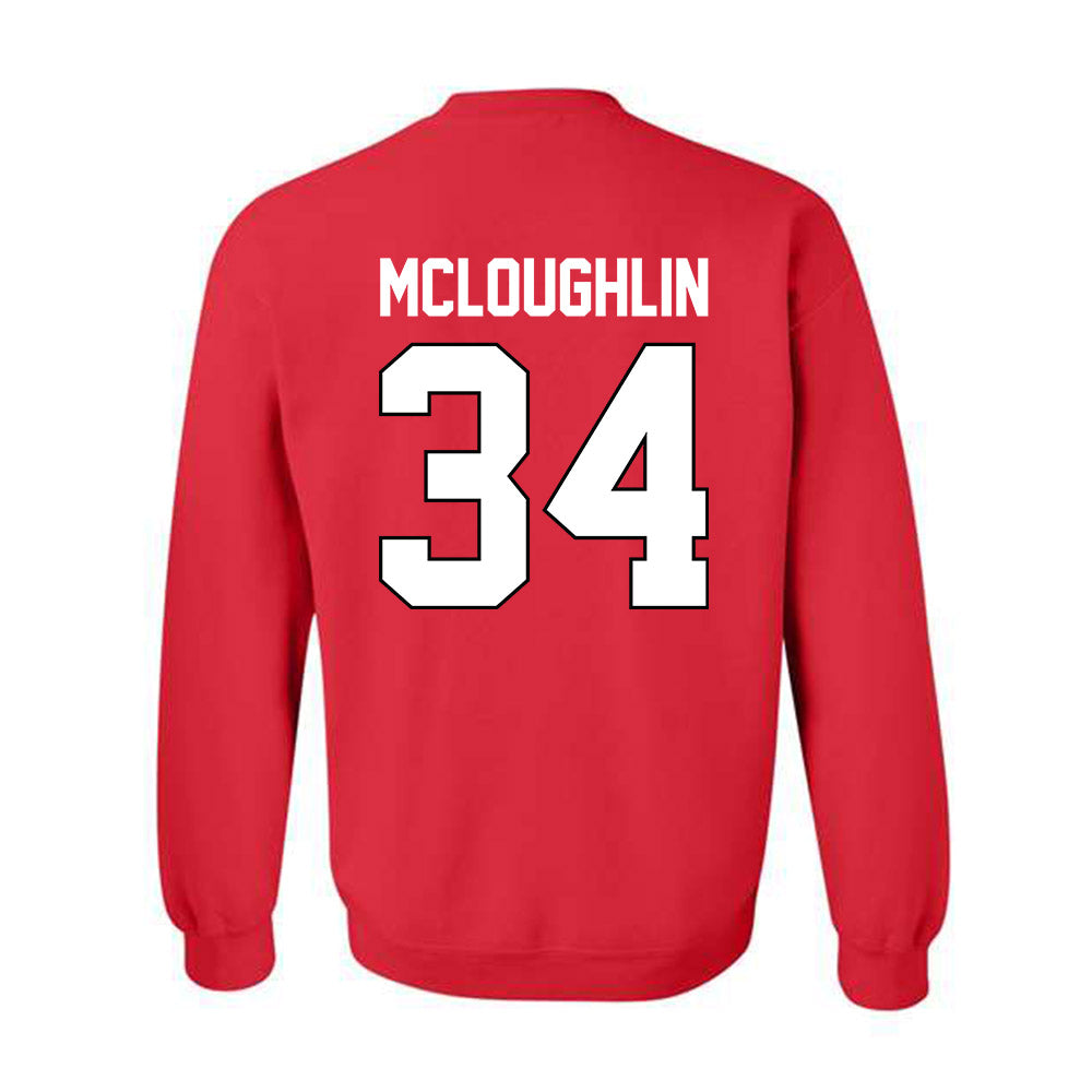 Georgia - NCAA Baseball : Tyler McLoughlin - Sports Shersey Crewneck Sweatshirt-1