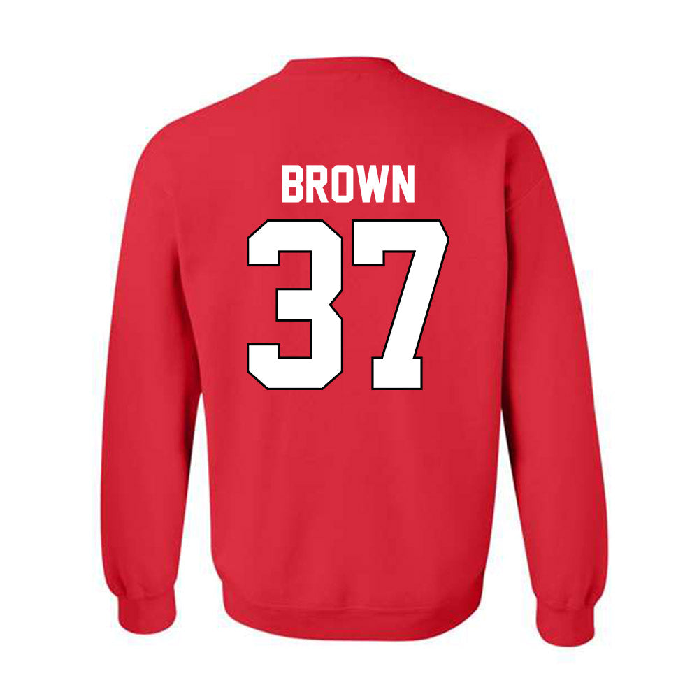 Georgia - NCAA Baseball : Zachary Brown - Sports Shersey Crewneck Sweatshirt-1