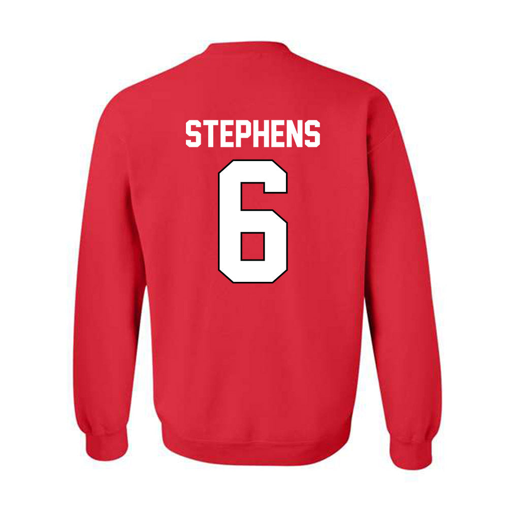 Georgia - NCAA Baseball : Jordan Stephens - Sports Shersey Crewneck Sweatshirt-1