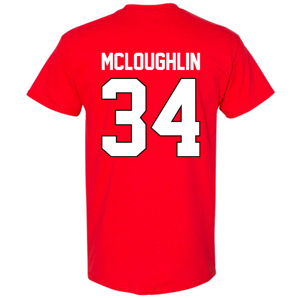 Georgia - NCAA Baseball : Tyler McLoughlin - Sports Shersey T-Shirt-1