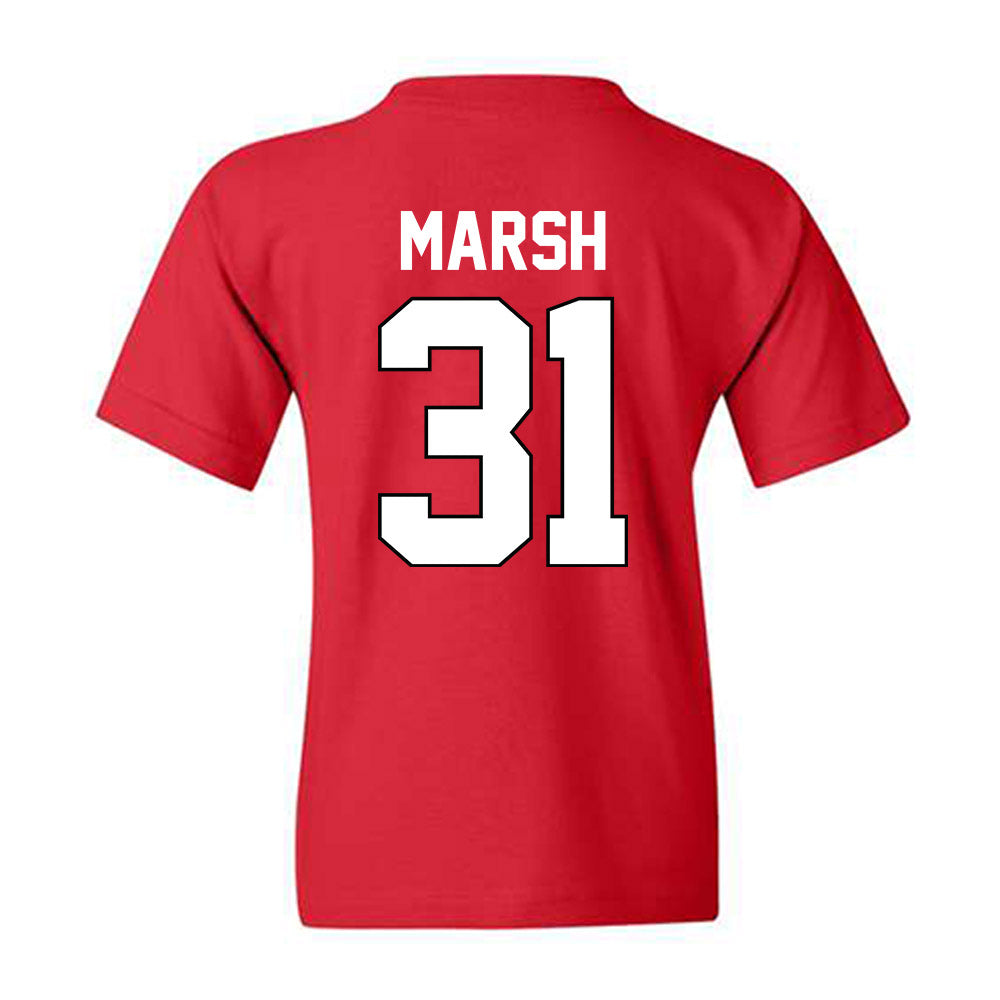 Georgia - NCAA Baseball : Chandler Marsh - Sports Shersey Youth T-Shirt-1