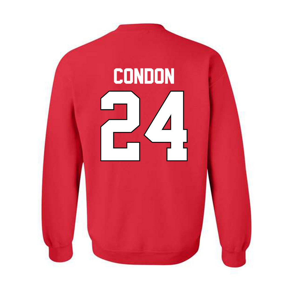 Georgia - NCAA Baseball : Charlie Condon - Sports Shersey Crewneck Sweatshirt-1