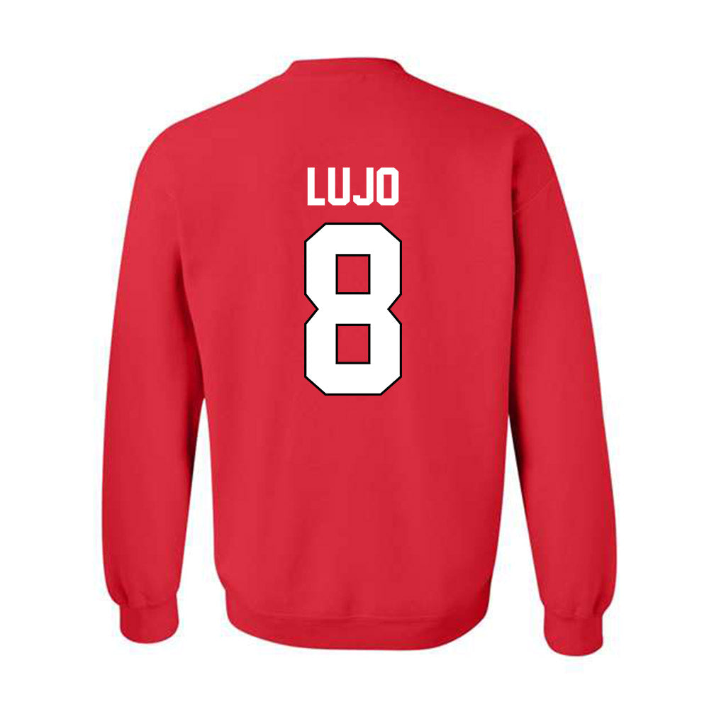 Georgia - NCAA Baseball : Rylan Lujo - Sports Shersey Crewneck Sweatshirt-1