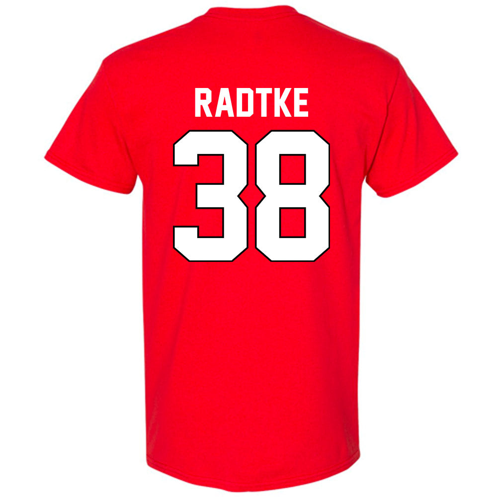 Georgia - NCAA Baseball : DJ Radtke - Sports Shersey T-Shirt-1