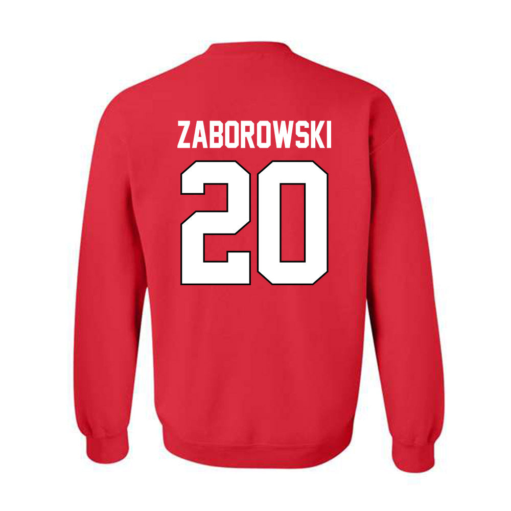 Georgia - NCAA Baseball : Ryland Zaborowski - Sports Shersey Crewneck Sweatshirt-1