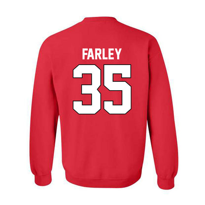 Georgia - NCAA Baseball : Paul Farley - Sports Shersey Crewneck Sweatshirt-1