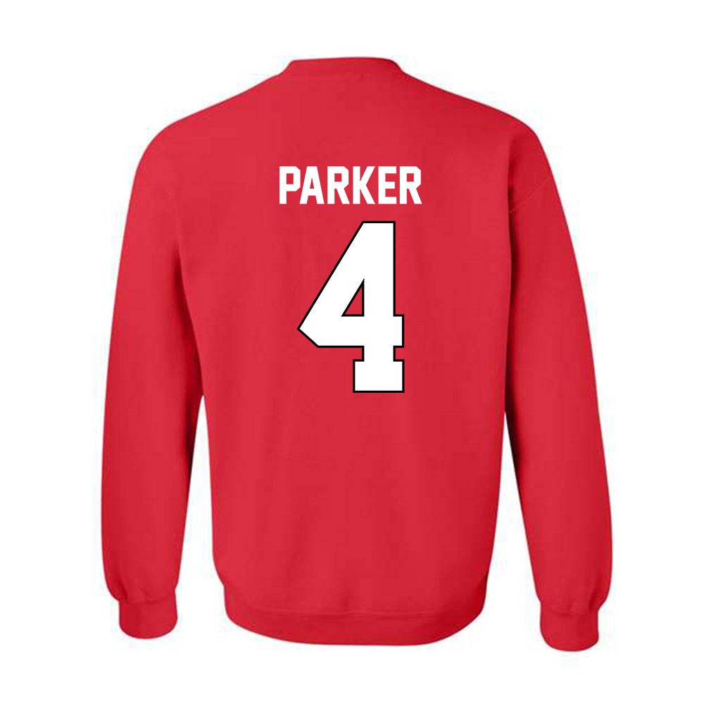 Georgia - NCAA Baseball : Erik Parker - Sports Shersey Crewneck Sweatshirt-1