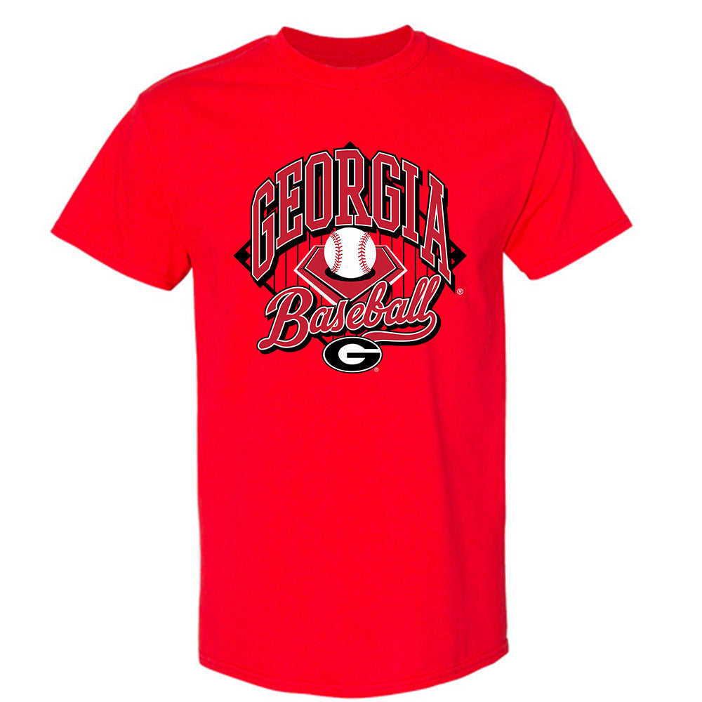 Georgia - NCAA Baseball : Ryland Zaborowski - Sports Shersey T-Shirt-0