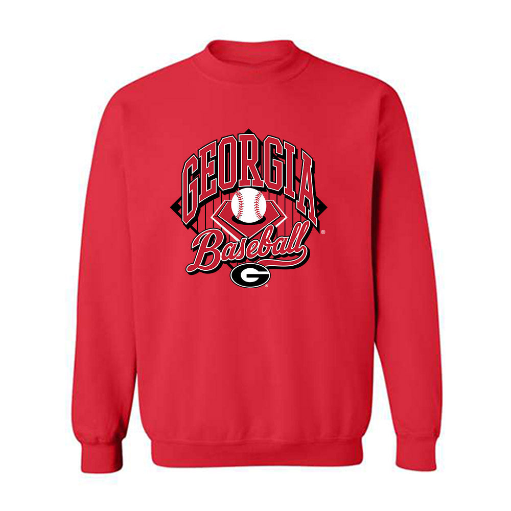 Georgia - NCAA Baseball : Trey King - Sports Shersey Crewneck Sweatshirt-0