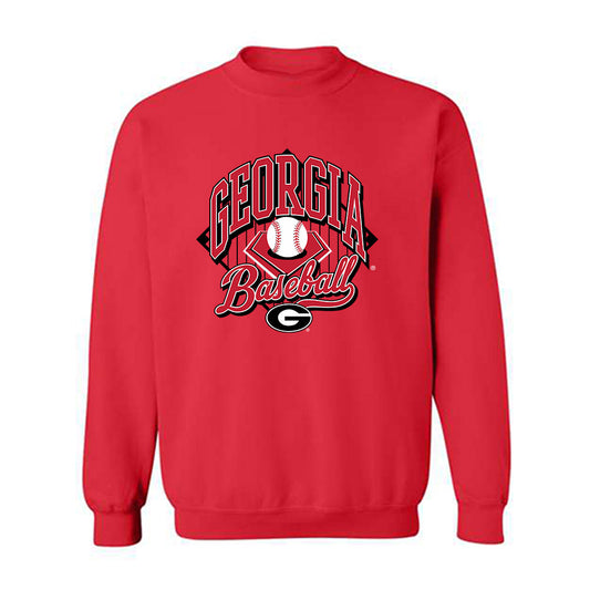 Georgia - NCAA Baseball : Brian Zeldin - Sports Shersey Crewneck Sweatshirt-0