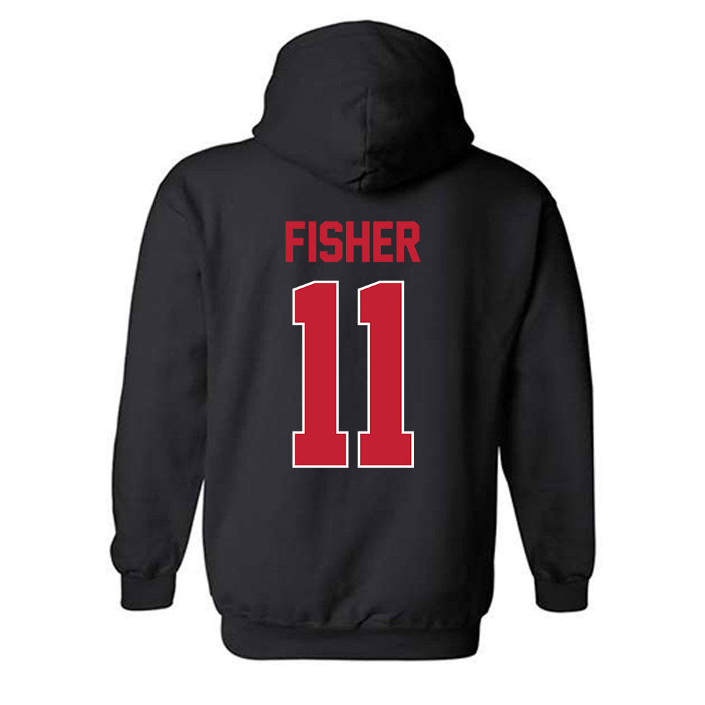 Georgia - NCAA Softball : Addisen Fisher - Sport Shersey Hooded Sweatshirt-1