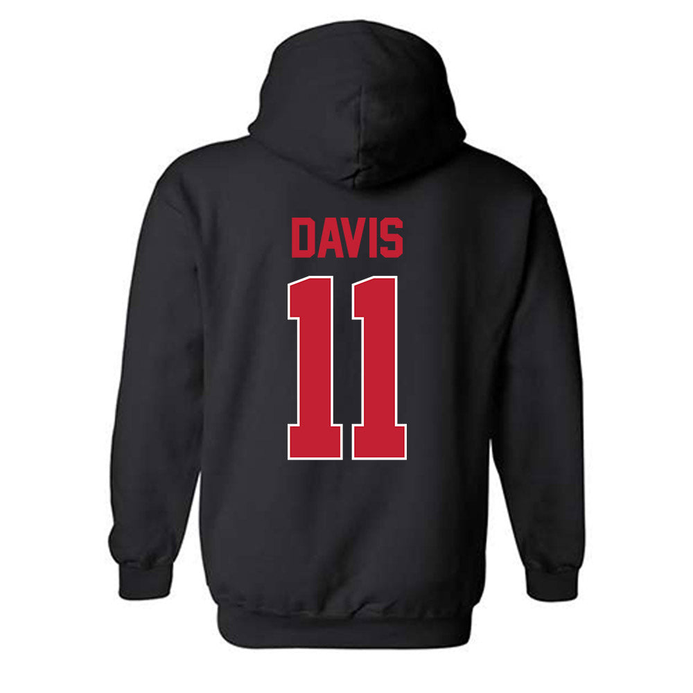 Georgia - NCAA Softball : Lyndi Rae Davis - Sport Shersey Hooded Sweatshirt-1