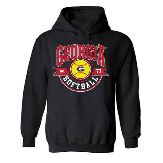 Georgia - NCAA Softball : Ella Troutt - Sport Shersey Hooded Sweatshirt-0