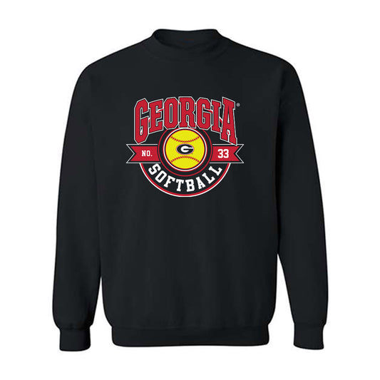 Georgia - NCAA Softball : Sara Mosley - Sport Shersey Crewneck Sweatshirt-0