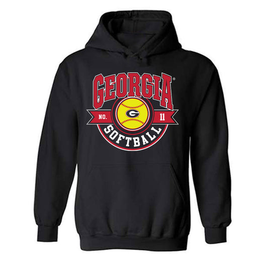 Georgia - NCAA Softball : Lyndi Rae Davis - Sport Shersey Hooded Sweatshirt-0