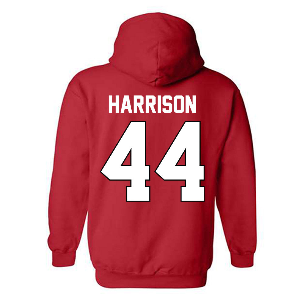 Georgia - NCAA Softball : Presley Harrison - Sport Shersey Hooded Sweatshirt-1