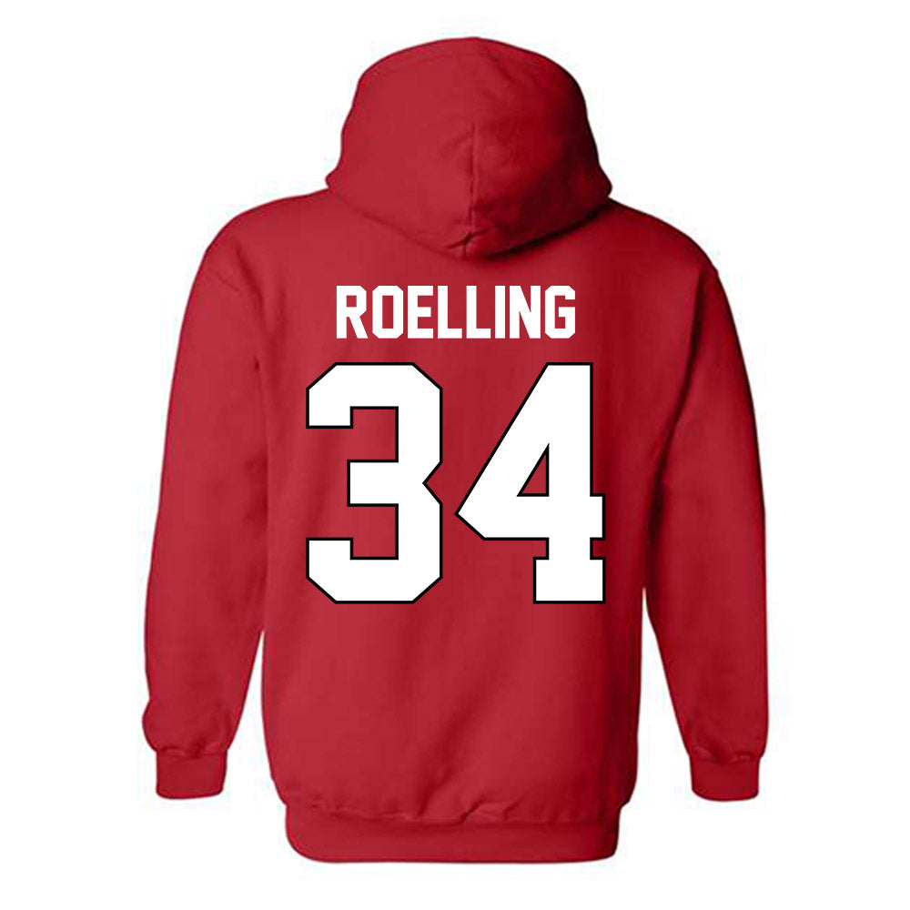 Georgia - NCAA Softball : Randi Roelling - Sport Shersey Hooded Sweatshirt-1