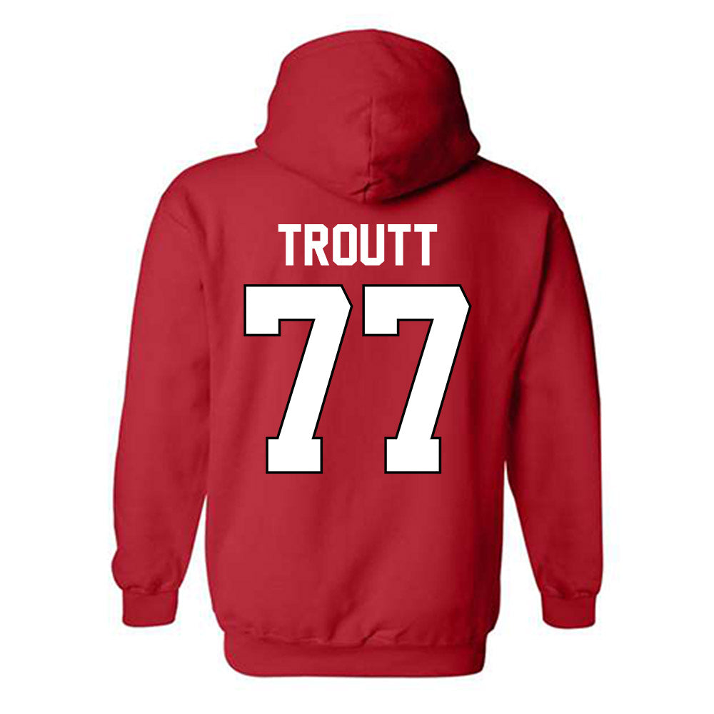 Georgia - NCAA Softball : Ella Troutt - Sport Shersey Hooded Sweatshirt