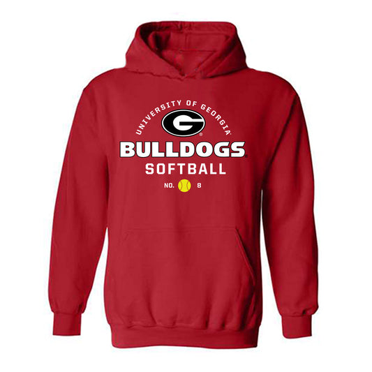 Georgia - NCAA Softball : Day-lee Williams - Sport Shersey Hooded Sweatshirt-0