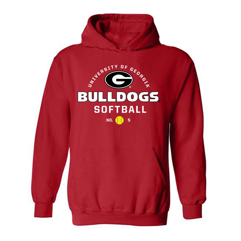 Georgia - NCAA Softball : Rachel Gibson - Sport Shersey Hooded Sweatshirt