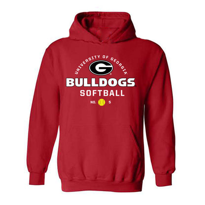 Georgia - NCAA Softball : Rachel Gibson - Sport Shersey Hooded Sweatshirt