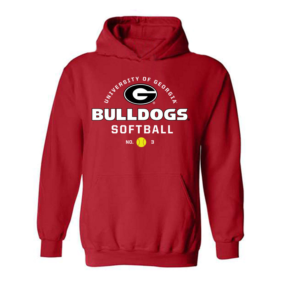 Georgia - NCAA Softball : Tyah Charlton - Sport Shersey Hooded Sweatshirt