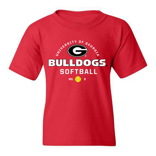 Georgia - NCAA Softball : Tyah Charlton - Sport Shersey Youth T-Shirt
