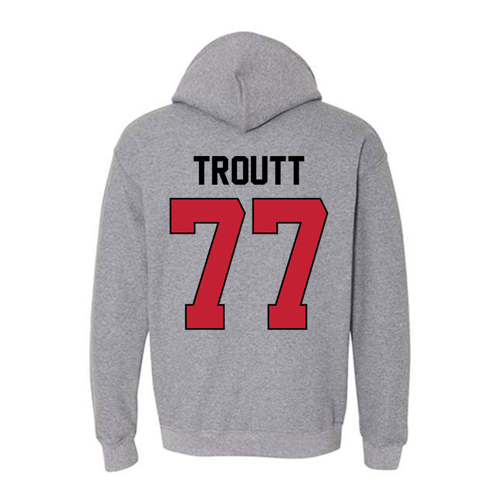 Georgia - NCAA Softball : Ella Troutt - Sports Shersey Hooded Sweatshirt