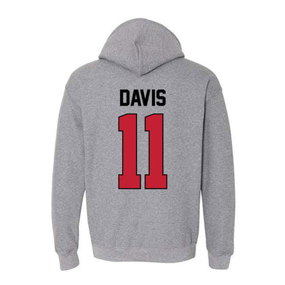 Georgia - NCAA Softball : Lyndi Rae Davis - Sports Shersey Hooded Sweatshirt