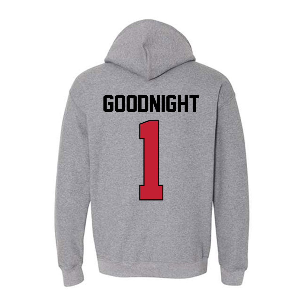 Georgia - NCAA Softball : Dallis Goodnight - Sports Shersey Hooded Sweatshirt-1