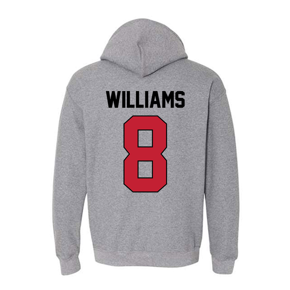 Georgia - NCAA Softball : Mua Williams - Sports Shersey Hooded Sweatshirt-1