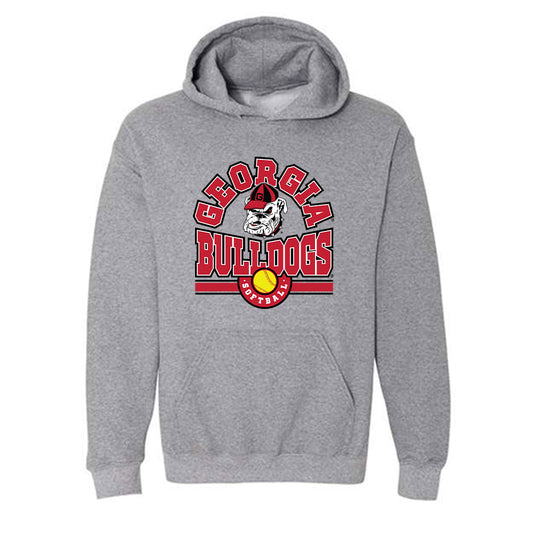 Georgia - NCAA Softball : Mua Williams - Sports Shersey Hooded Sweatshirt-0