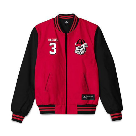 Georgia - NCAA Baseball : Zach Harris -  Bomber Jacket