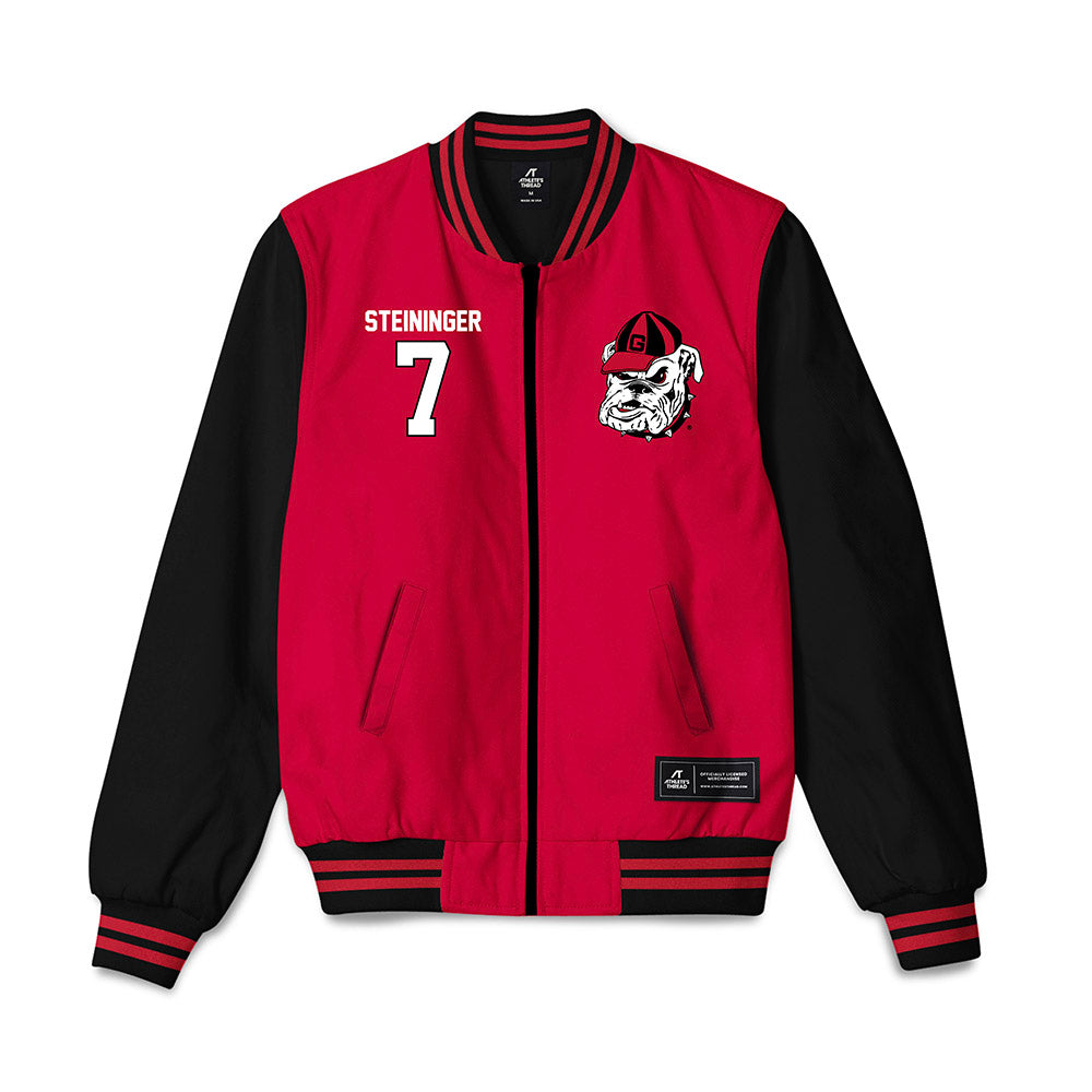 Georgia - NCAA Women's Volleyball : Keira Steininger - Bomber Jacket-0