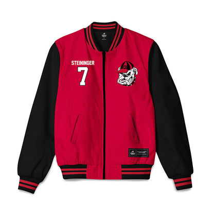 Georgia - NCAA Women's Volleyball : Keira Steininger - Bomber Jacket-0