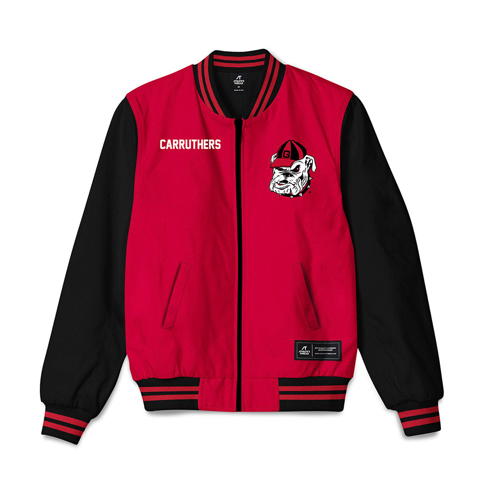 Georgia - NCAA Men's Track & Field : Jacob Carruthers - Bomber Jacket-0