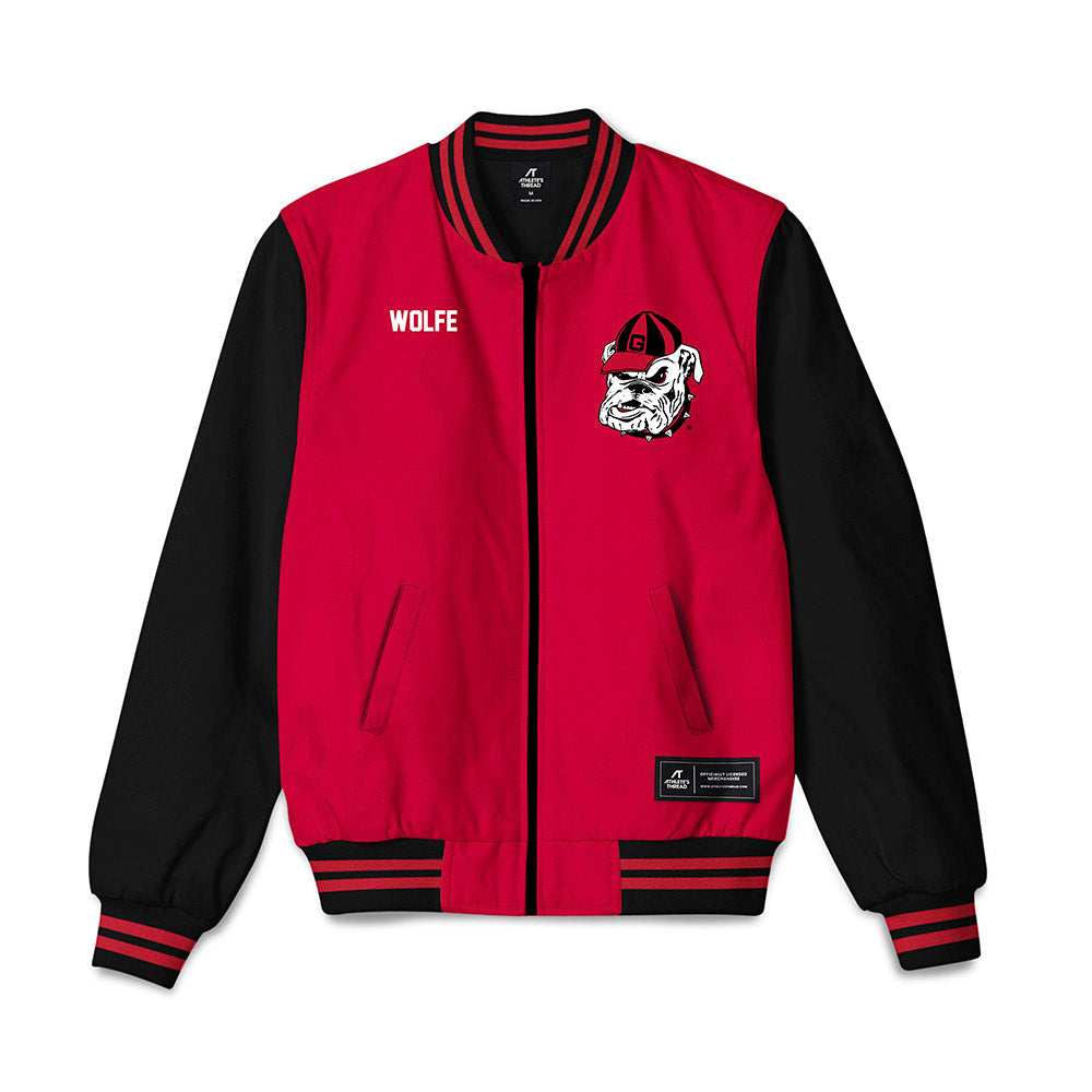 Georgia - NCAA Men's Track & Field : Zavien Wolfe - Bomber Jacket