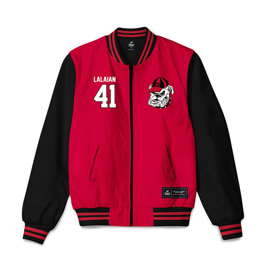 Georgia - NCAA Football : David Lalaian - Bomber Jacket-0