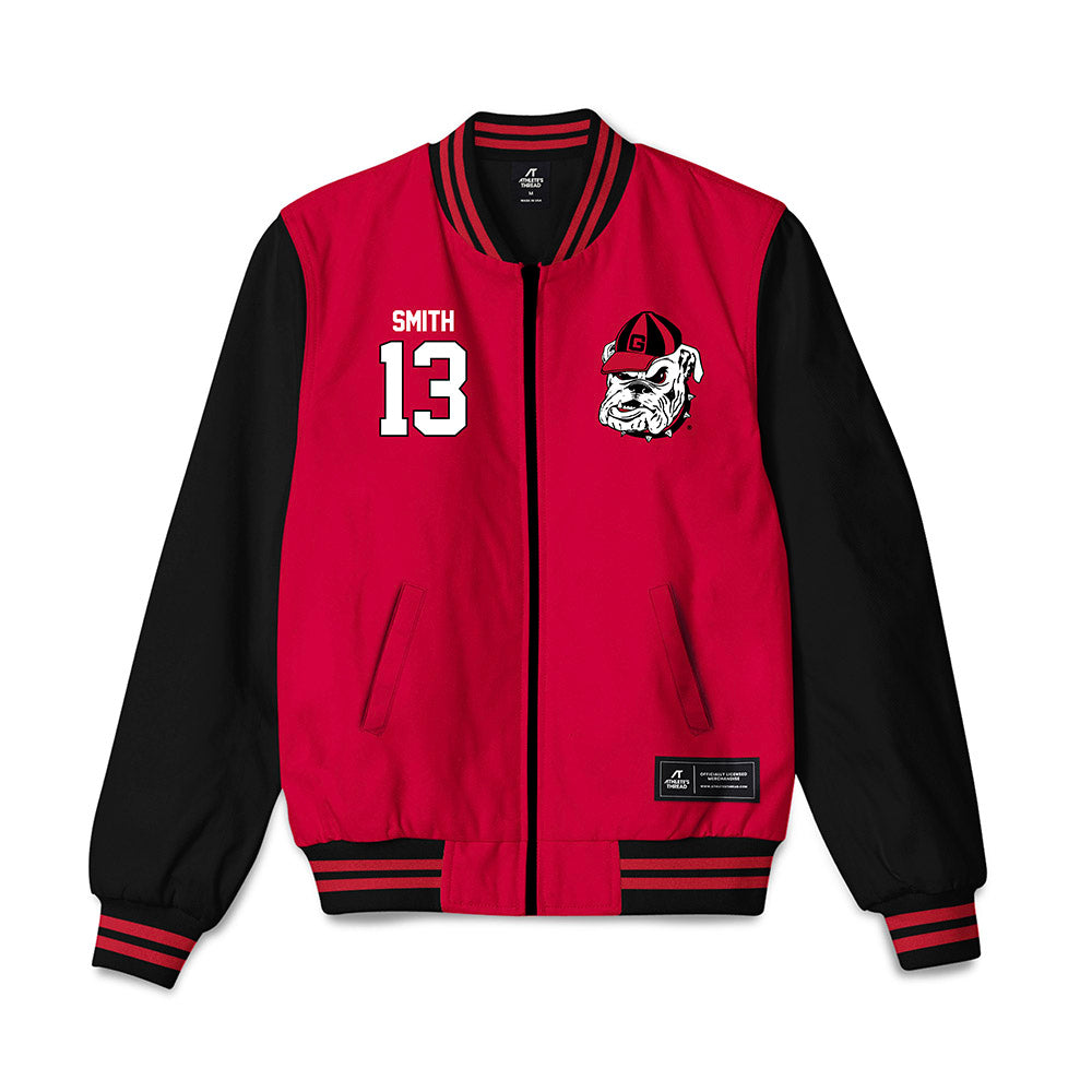 Georgia - NCAA Softball : Katelin Smith - Bomber Jacket-0