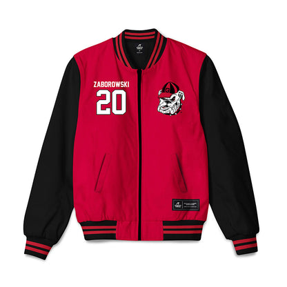 Georgia - NCAA Baseball : Ryland Zaborowski - Bomber Jacket