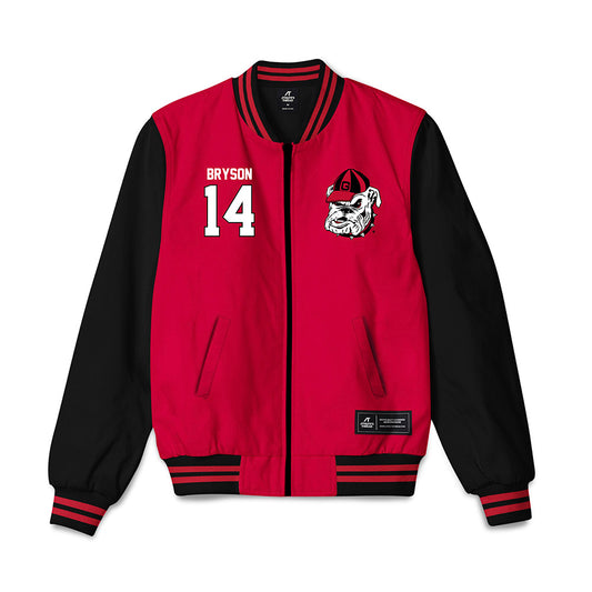 Georgia - NCAA Women's Volleyball : Emma Bryson - Bomber Jacket-0