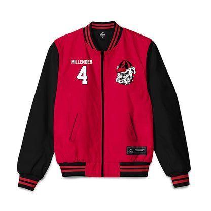 Georgia - NCAA Men's Basketball : Smurf Millender - Bomber Jacket-0