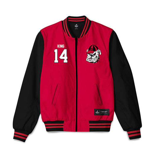 Georgia - NCAA Baseball : Trey King -  Bomber Jacket