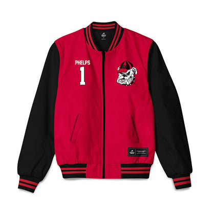 Georgia - NCAA Baseball : Tre Phelps - Bomber Jacket