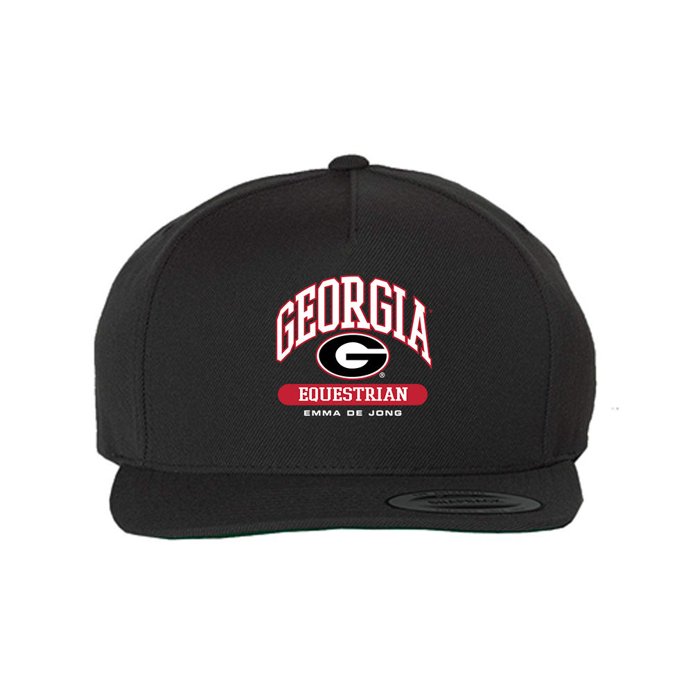 Georgia - NCAA Equestrian : Emma De Jong - Snapback Hat-0